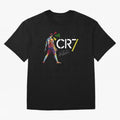 Cr7 Cristiano Ronaldo Signature Oversized T-Shirt Join Global Football Passion for FIFA World Cup 2026 USA Canada Mexico, Featuring Messi, Germany, Game Day Rituals, Football Legends, Country Pride and the Road to the Final; Built for Supporters