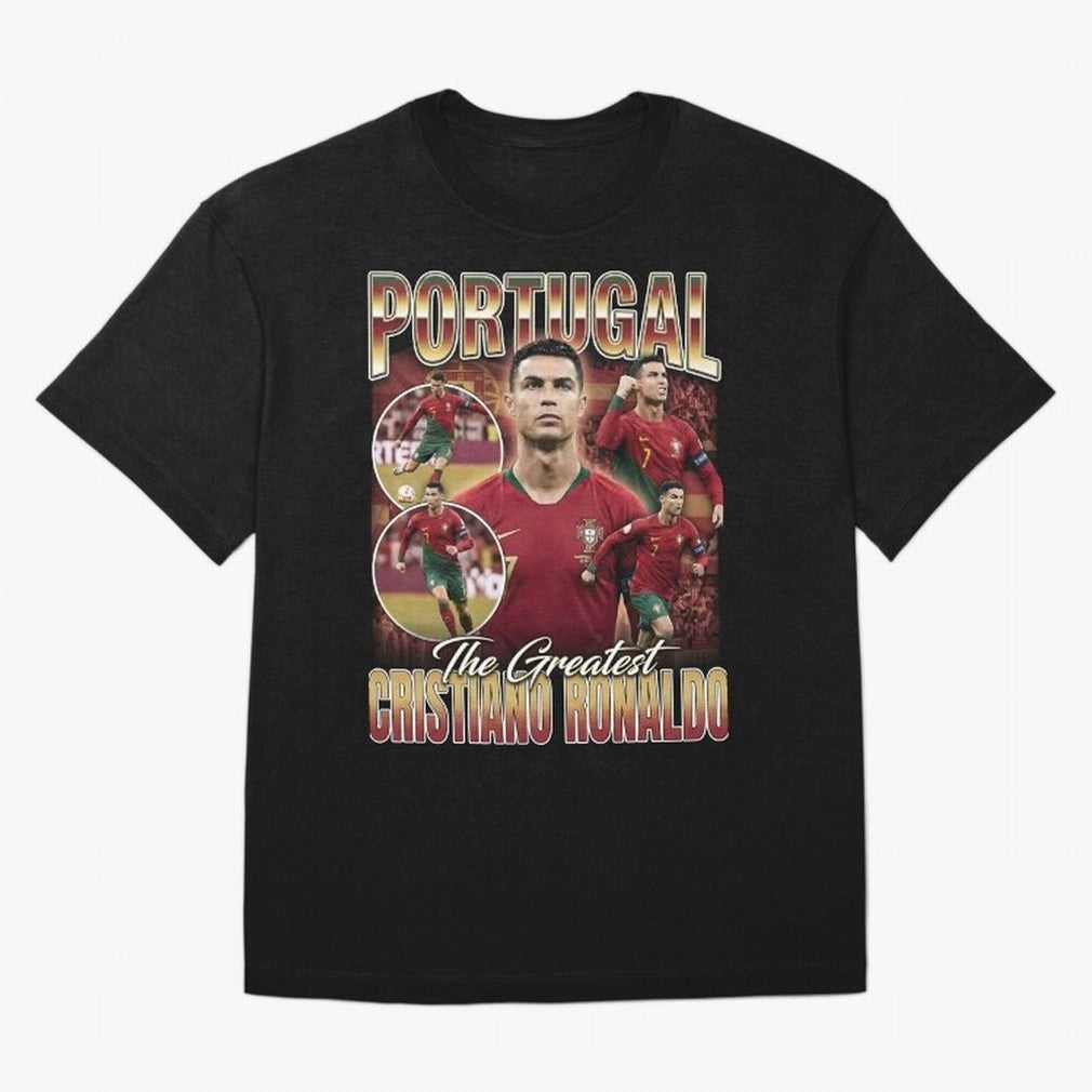 Cristiano Ronaldo Portugal Vintage Oversized T-Shirt Join Match Day Hype around FIFA World Cup 2026, Cristiano Ronaldo, Argentina, Football History, Final Match Energy, Crowd Noise and Once in a Lifetime Moments; Made for Die Hard Supporters,