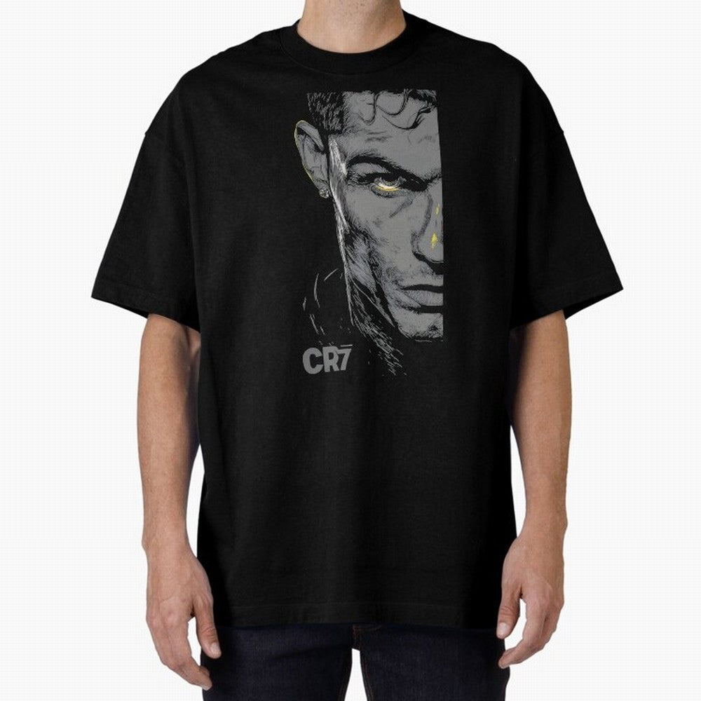 Cristiano Ronaldo Goat 7 Oversized T-Shirt Support the Legends of FIFA World Cup 2026 Group Stage Capturing Messi, CR7 and Mbappe, Argentina Energy, Champion Mindset, Group Stage Buzz, Knockout Tension and Passionate Fan Culture; Made for