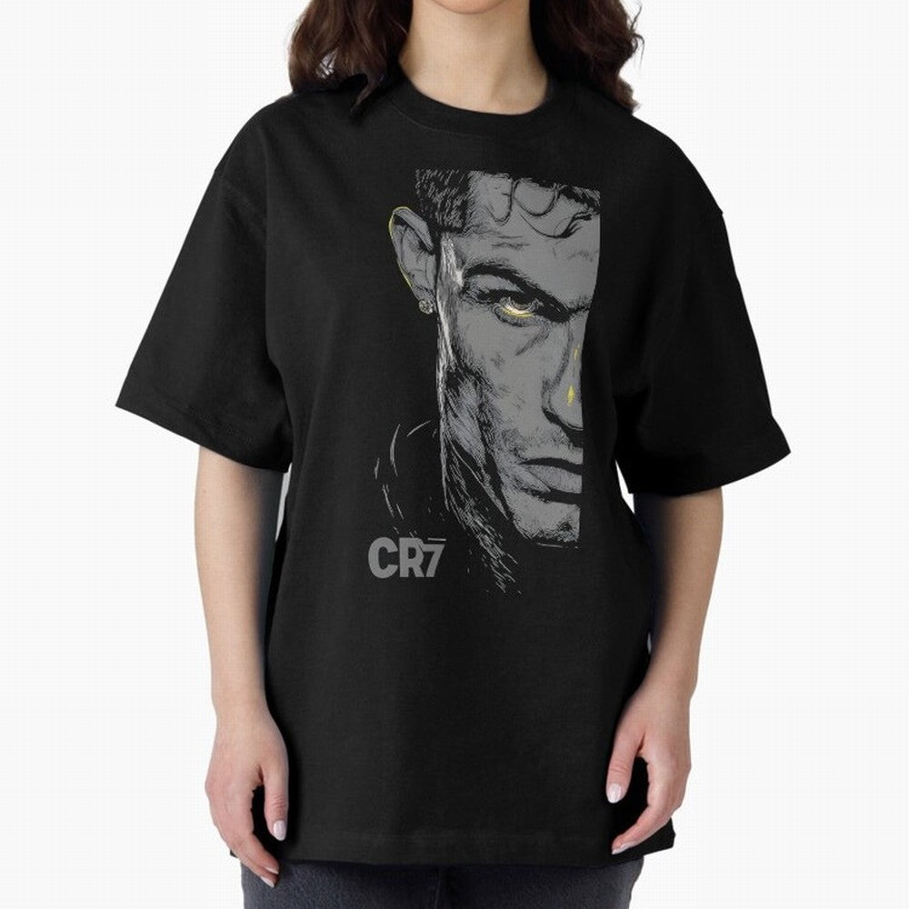Cristiano Ronaldo Goat 7 Oversized T-Shirt Support the Legends of FIFA World Cup 2026 Group Stage Capturing Messi, CR7 and Mbappe, Argentina Energy, Champion Mindset, Group Stage Buzz, Knockout Tension and Passionate Fan Culture; Made for