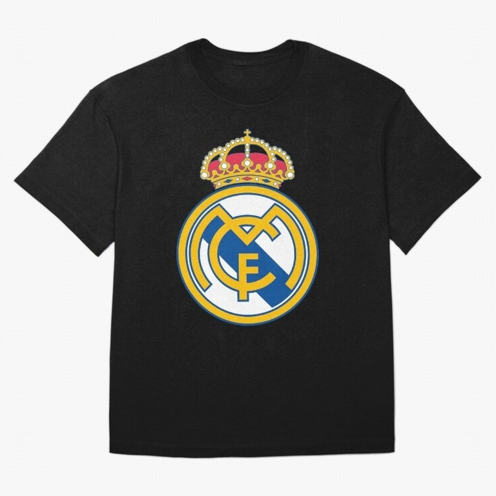 The Madrid CF Logo Oversized T-Shirt Feel the Trophy Chase of Match Day Hype around FIFA World Cup 2026, Neymar, Haaland and Cristiano Ronaldo, Brazil, Goal Celebration Energy, Supporter Heritage, Football Icons and Worldwide Tournament Joy; Made