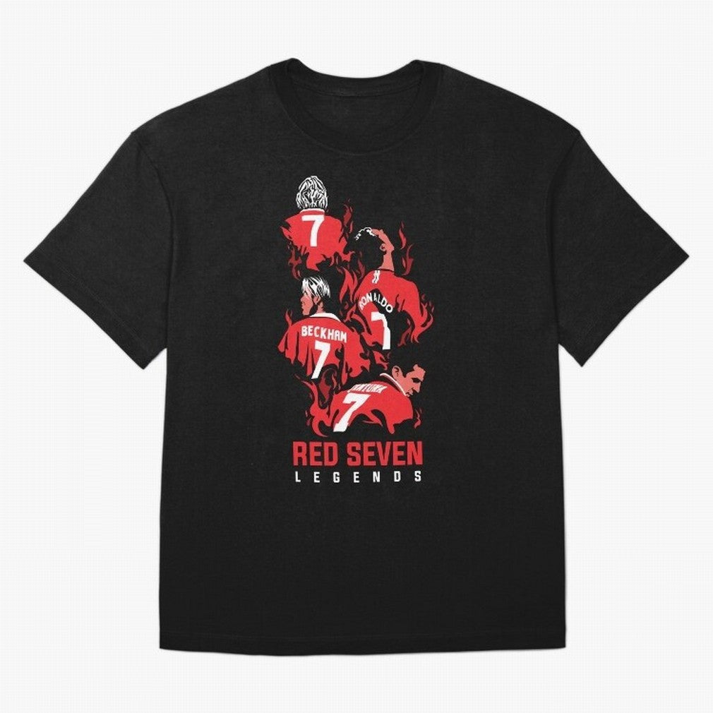 The Red Seven - Man Utd Oversized T-Shirt Turn Every Weekend Toward Match Day Hype around FIFA World Cup 2026 USA Canada Mexico, CR7 and Messi, England, France and Netherlands, Match Day Excitement, Supporter Culture, Golden Goals and Global