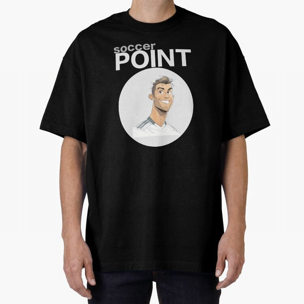 Cristiano Ronaldo POINT Oversized T-Shirt Bring Champion Energy into Global Football Passion for FIFA World Cup 2026 Group Stage, Centered on CR7, Netherlands, Global Supporter Spirit, Legendary Goals, National Colors and Tournament Celebration;