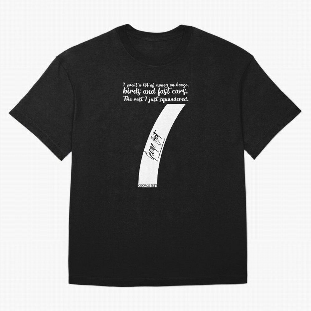 Legend of The Red George Best Number Seven Oversized T-Shirt Embrace Global Football Passion for FIFA World Cup 2026, Capturing Mbappe and Neymar, Brazil, Portugal and Argentina, Retro Football Energy, Iconic Rivalries, Trophy Chase Drama and