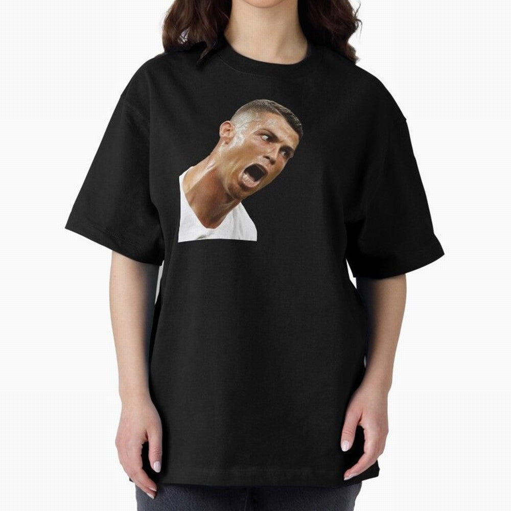 cristiano ronaldo siuuu meme Oversized T-Shirt Capture the FIFA World Cup 2026 Journey through Messi and Cristiano Ronaldo Highlights, Argentina Pride, Champion Mindset, Group Stage Buzz, Knockout Tension and Passionate Fan Culture; Perfect for