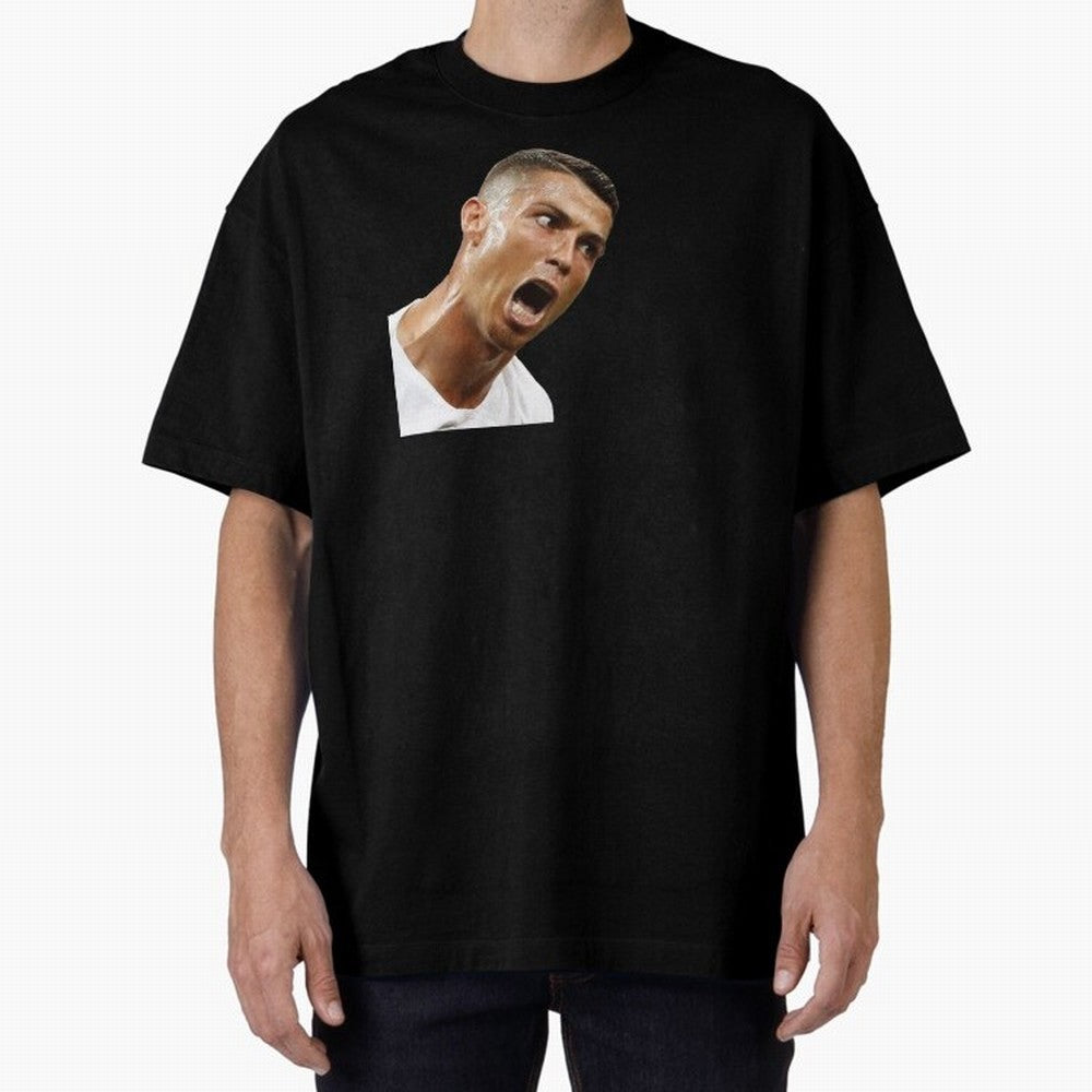cristiano ronaldo siuuu meme Oversized T-Shirt Capture the FIFA World Cup 2026 Journey through Messi and Cristiano Ronaldo Highlights, Argentina Pride, Champion Mindset, Group Stage Buzz, Knockout Tension and Passionate Fan Culture; Perfect for