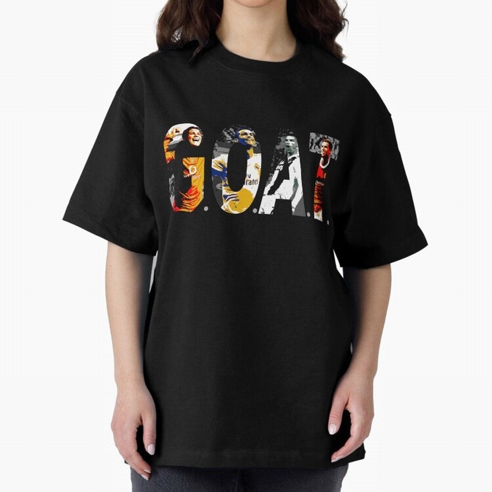 Cristiano Ronaldo, Greatest Football Player of All Time Oversized T-Shirt Show Your Love for FIFA World Cup 2026 USA Canada Mexico for Fans of Cristiano Ronaldo, Haaland and CR7 and Portugal, Bringing Worldwide Fan Energy, Dramatic Goals, Stadium