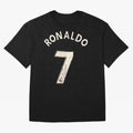 CR7 Uniform with signature Oversized T-Shirt Join Supporters Worldwide for Match Day Hype around FIFA World Cup 2026 USA Canada Mexico, Haaland and Mbappe, France, Sports Nostalgia, International Competition, Famous Players and Unforgettable