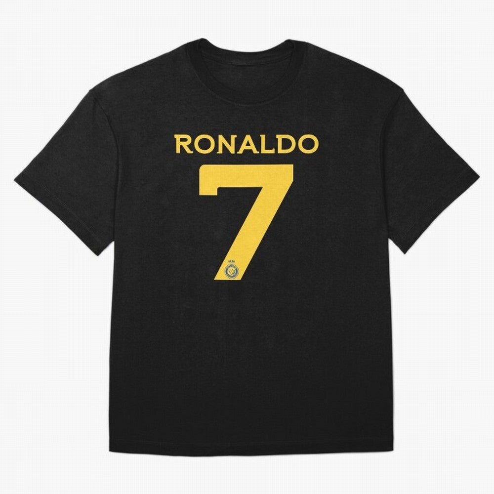 Ronaldo 7 Al-Nassr Football Club - Oversized T-Shirt Represent Fans Who Live for Match Day Hype around FIFA World Cup 2026 Group Stage, Messi and Cristiano Ronaldo, Argentina, France and Brazil, Football Passion, Legendary Performances, Festival
