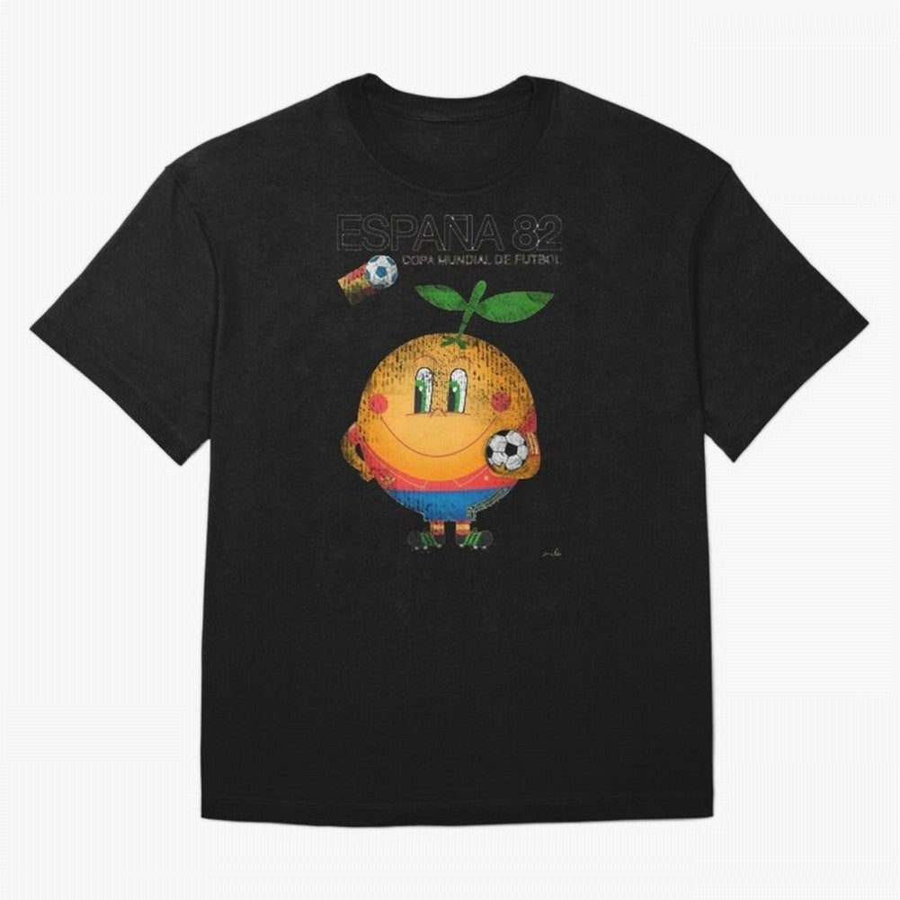 Espana 82 Oversized T-Shirt Celebrate the Stars of Global Football Passion for FIFA World Cup 2026, Connected to Haaland, Argentina, France and Brazil, Football Festival Excitement, Trophy Ambitions, Country Rivalries and Star Player Buzz; Great