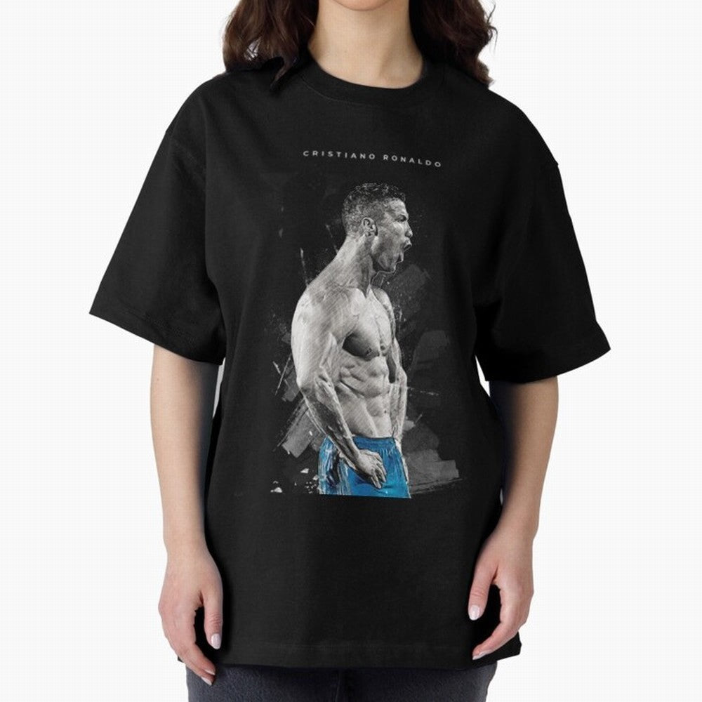 Cristiano Ronaldo Cristiano Ronaldo Oversized T-Shirt Honor the Football Icons of the FIFA World Cup 2026 USA Canada Mexico Journey through Neymar Highlights, Germany Pride, Sports Nostalgia, International Competition, Famous Players and