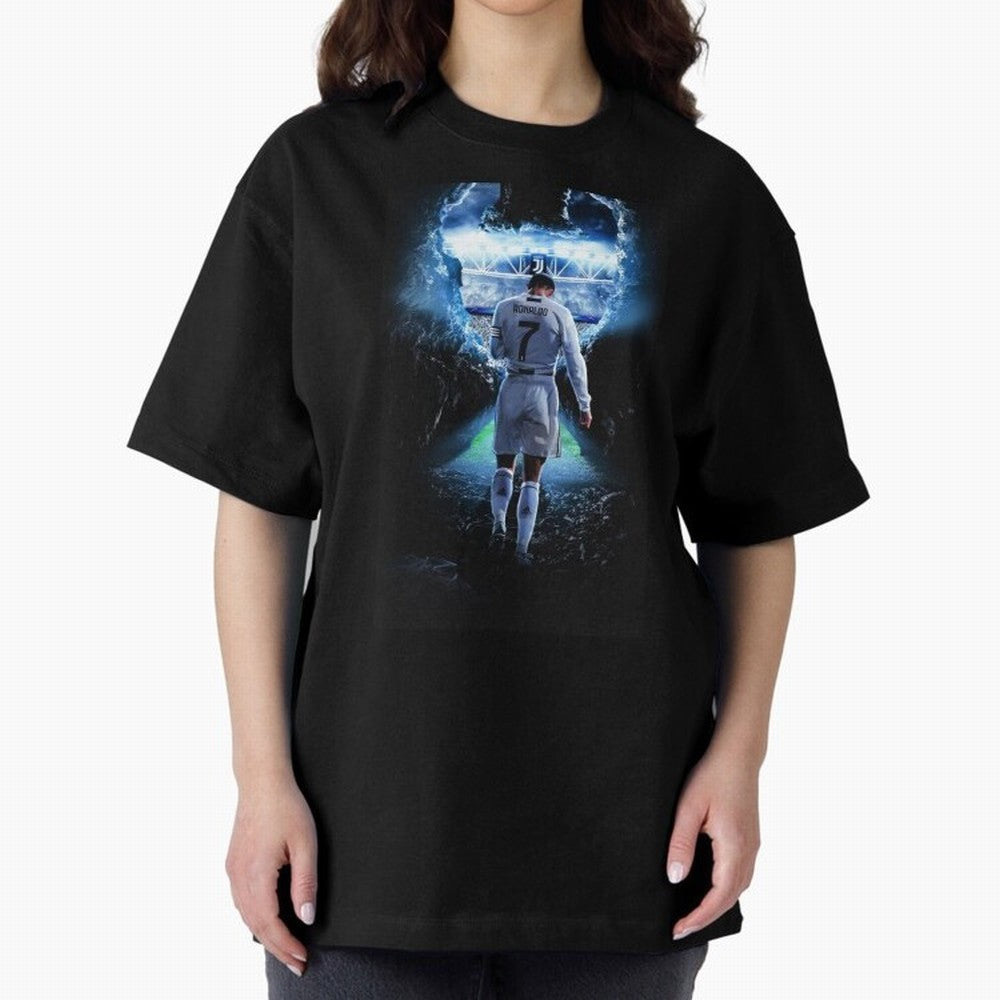 Football player Oversized T-Shirt Make Every Match About FIFA World Cup 2026 Group Stage Spirit, Inspired by Argentina, France and Brazil, Haaland and Mbappe, Supporter Pride, Iconic Celebrations, Legendary Names and Global Match Day Energy;