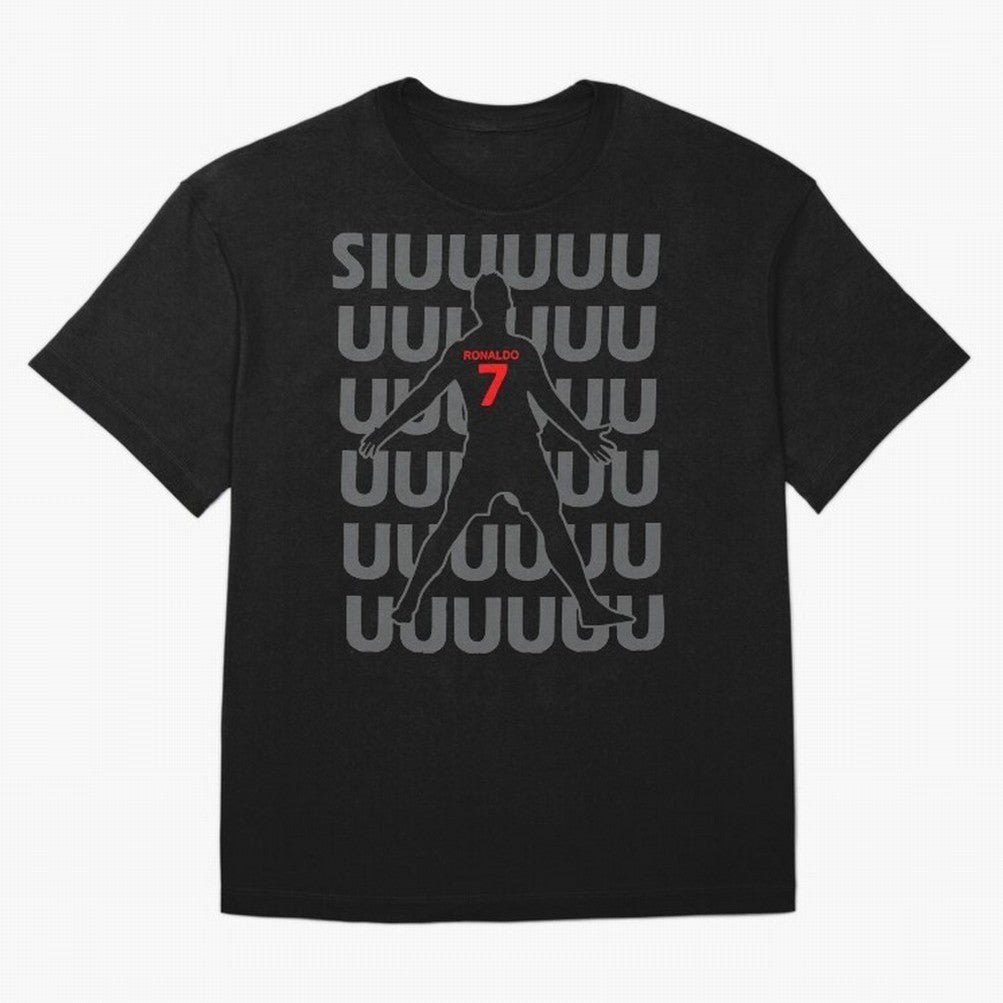 Siuuuuuu Cristiano Ronaldo Kids T-Shirt Oversized T-Shirt Follow the Road to Match Day Hype around FIFA World Cup 2026 USA Canada Mexico, CR7 and Messi, Netherlands, Sports Nostalgia, International Competition, Famous Players and Unforgettable
