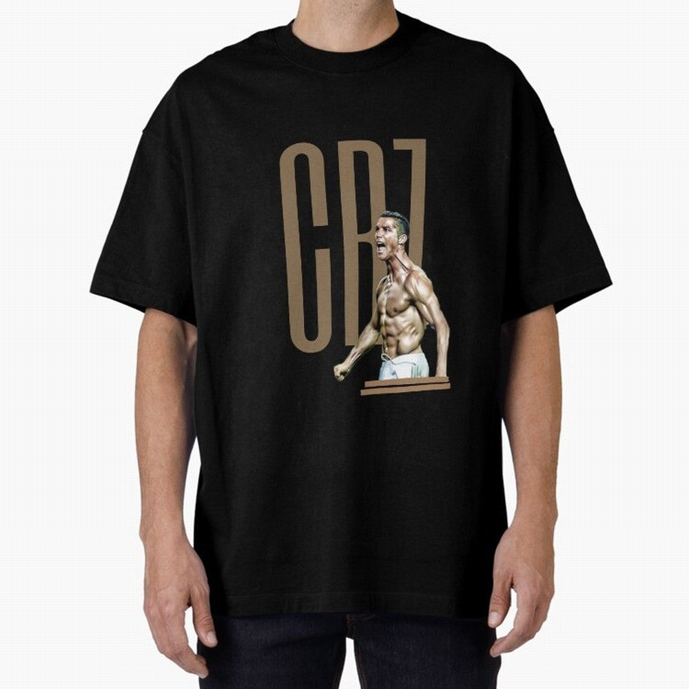Best Seller - CR7 - Cristiano Ronaldo Merchandise Oversized T-Shirt Celebrate Global Passion for FIFA World Cup 2026 for Fans of Messi, Neymar and Mbappe and Portugal, Bringing Goal Celebration Energy, Supporter Heritage, Football Icons and