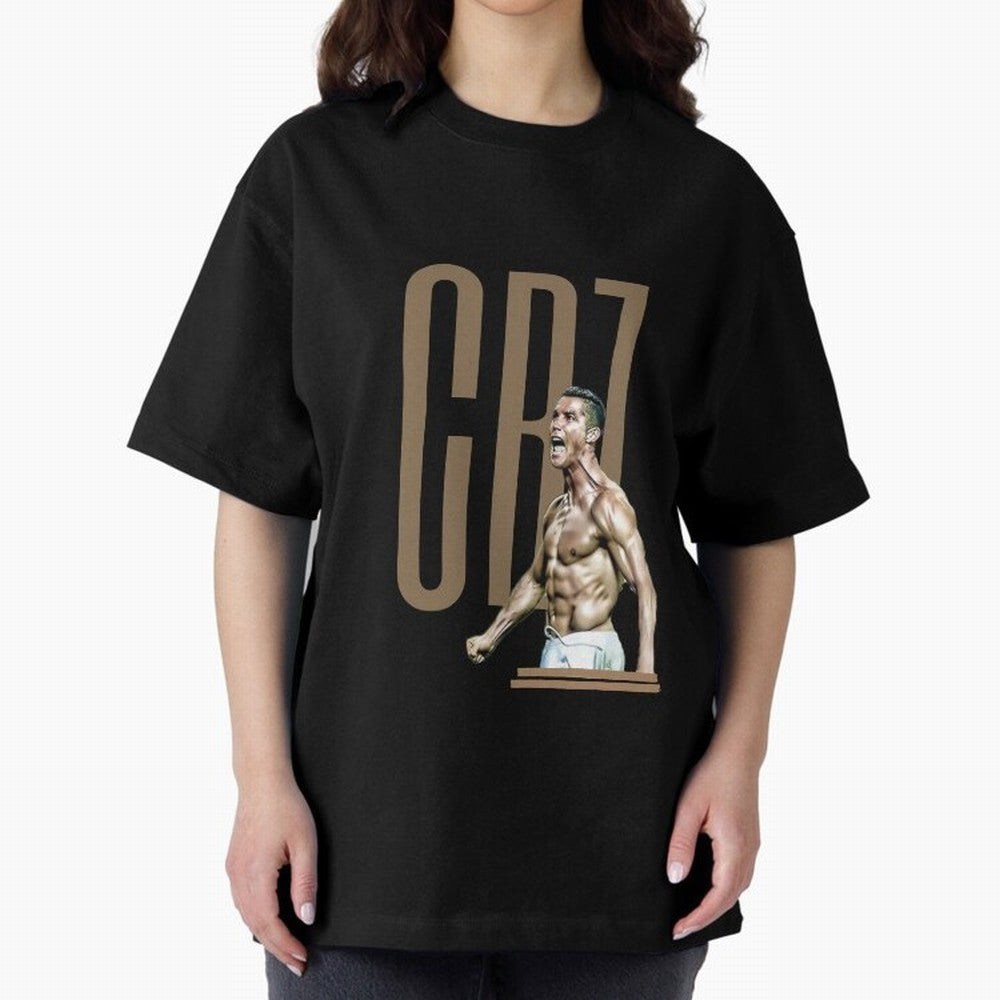 Best Seller - CR7 - Cristiano Ronaldo Merchandise Oversized T-Shirt Celebrate Global Passion for FIFA World Cup 2026 for Fans of Messi, Neymar and Mbappe and Portugal, Bringing Goal Celebration Energy, Supporter Heritage, Football Icons and