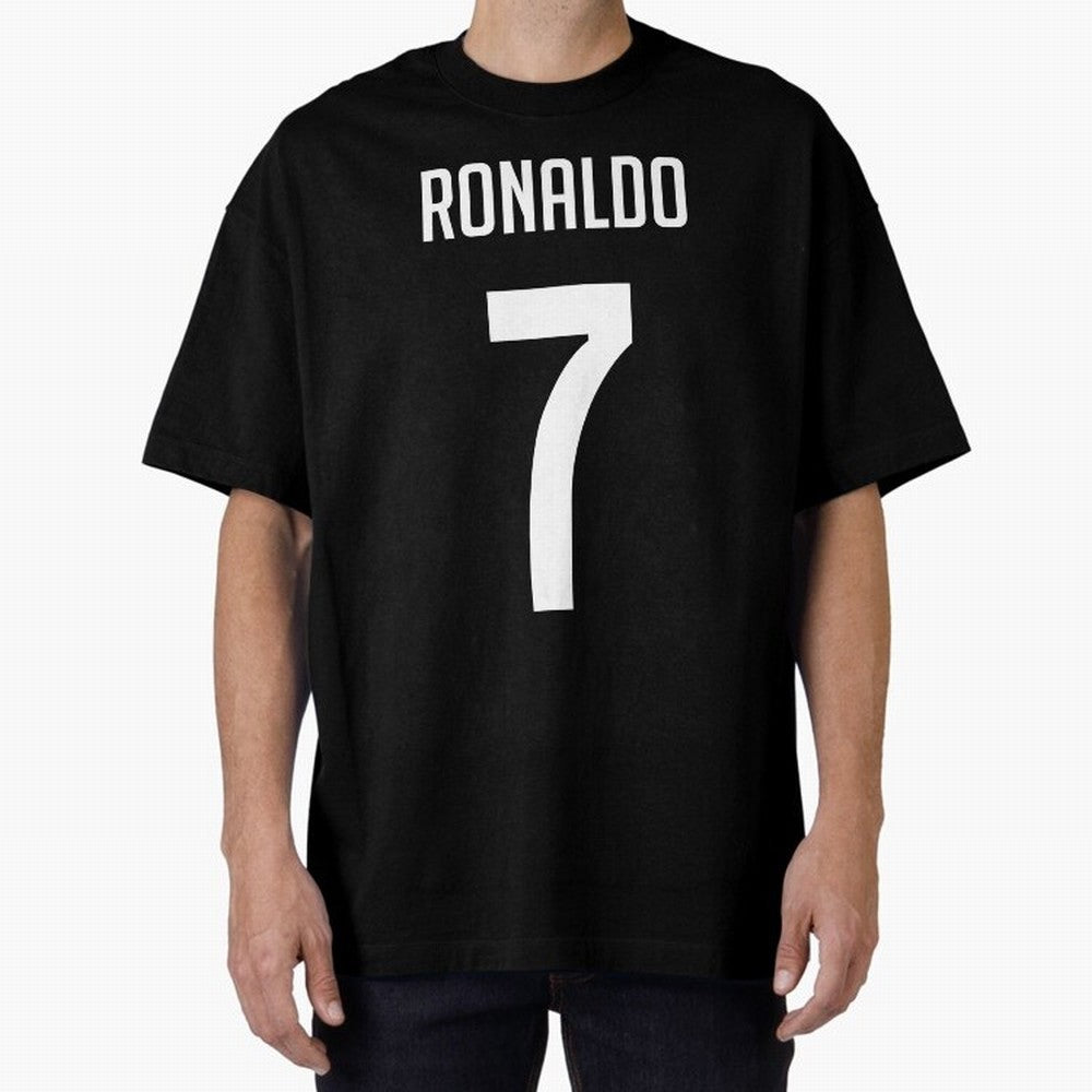 Ronaldo Oversized T-Shirt Turn Up for Global Football Passion for FIFA World Cup 2026, Built around Messi, CR7 and Mbappe, Portugal, Spain and Germany, Worldwide Fan Energy, Dramatic Goals, Stadium Lights and Championship Celebrations; Ideal for
