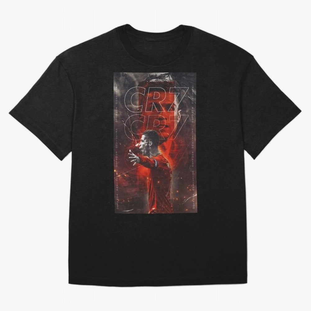 Cristiano Ronaldo Art Oversized T-Shirt Bring Home FIFA World Cup 2026 Group Stage for Fans of Haaland and England and Germany, Bringing Tournament Hype, Historic Matchups, Family Viewing Parties and Global Sports Pride; Made for Collectors Who