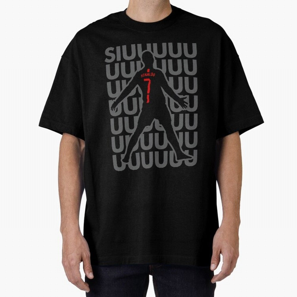 Cristiano Ronaldo 7 Classic Oversized T-Shirt Celebrate Golden Goal Energy in FIFA World Cup 2026 USA Canada Mexico Capturing Cristiano Ronaldo, Haaland and CR7, Argentina, France and Brazil Energy, Match Day Excitement, Supporter Culture, Golden