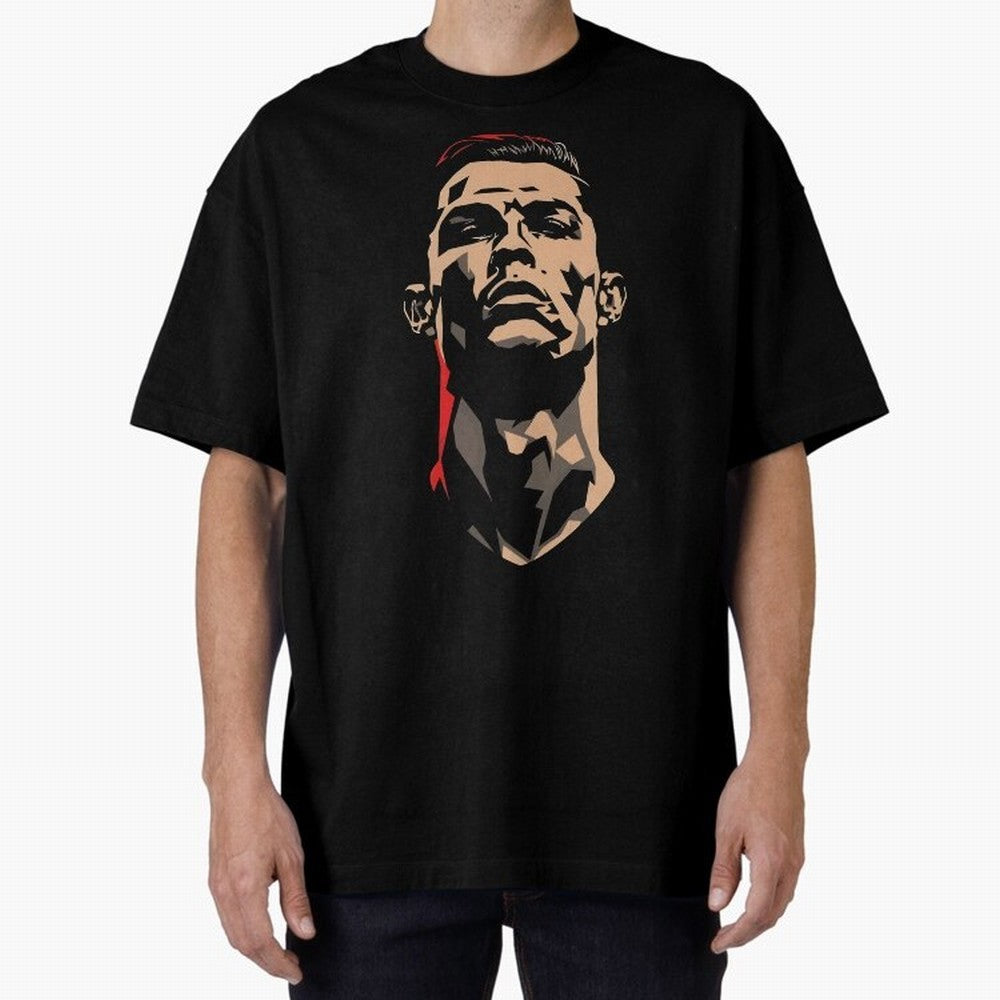 Cristiano Ronaldo CR7 Oversized T-Shirt Honor the Beautiful Game during FIFA World Cup 2026 for Fans of Messi and England, France and Netherlands, Bringing Sports Nostalgia, International Competition, Famous Players and Unforgettable Victories;
