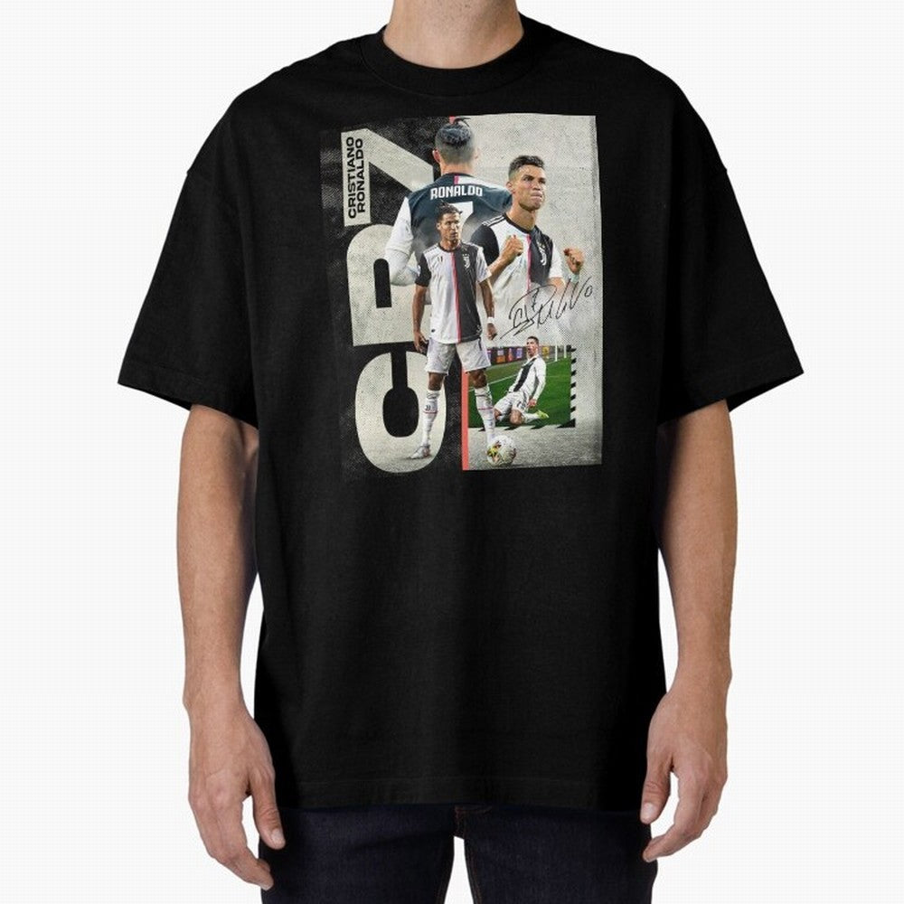 Cristiano Ronaldo Goals in Juventus special design ,Ronaldo Gift Idea, Ronaldo Footballer , Football Oversized T-Shirt Represent Football Lovers during FIFA World Cup 2026 Connected to CR7, Netherlands Energy, Classic Soccer Heritage, Championship