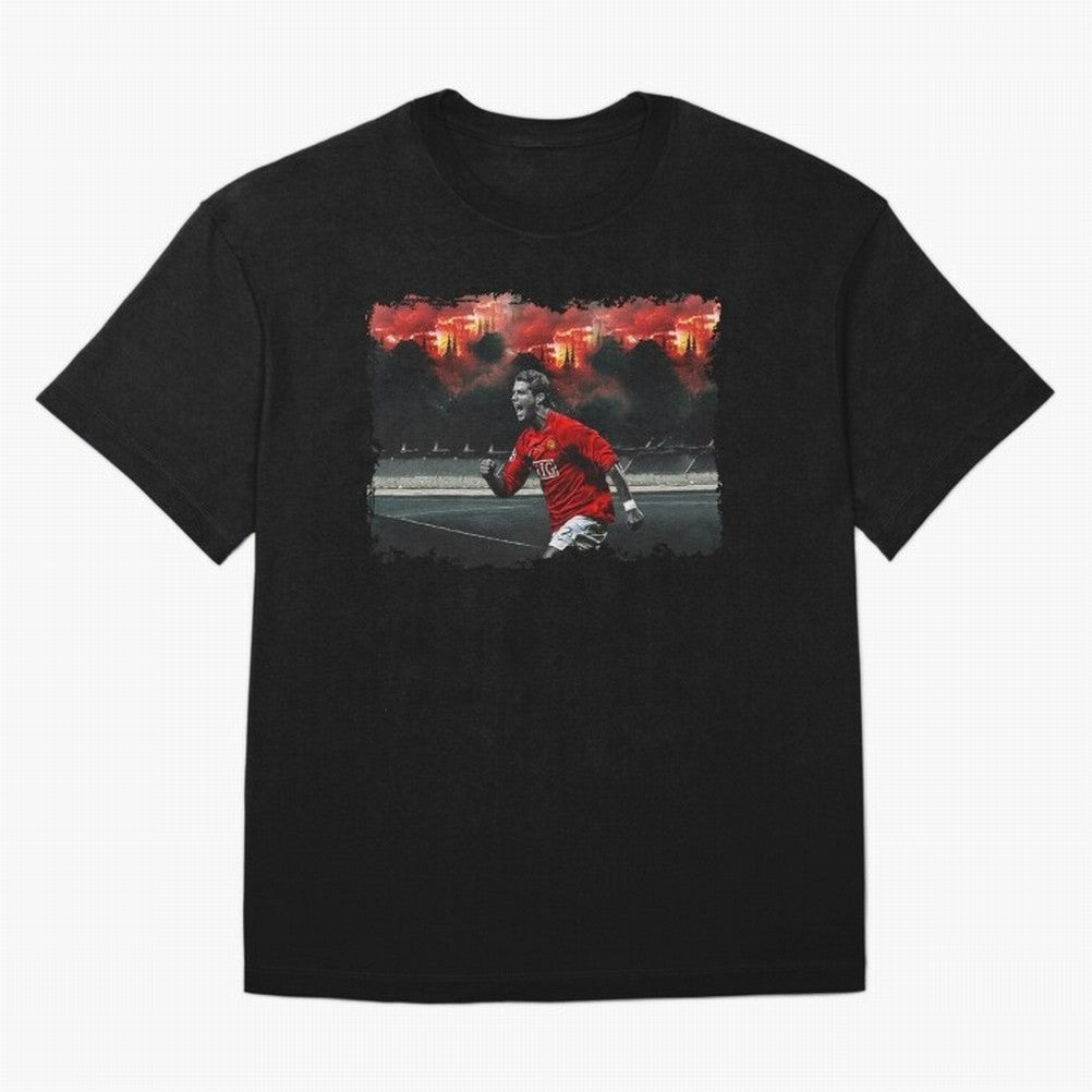 Cristiano Ronaldo Manchester 8K Oversized T-Shirt Celebrate Fan Culture around Global Football Passion for FIFA World Cup 2026 USA Canada Mexico, Built around CR7 and Messi, France and Portugal, Fan Favorite Moments, National Team Passion, Big