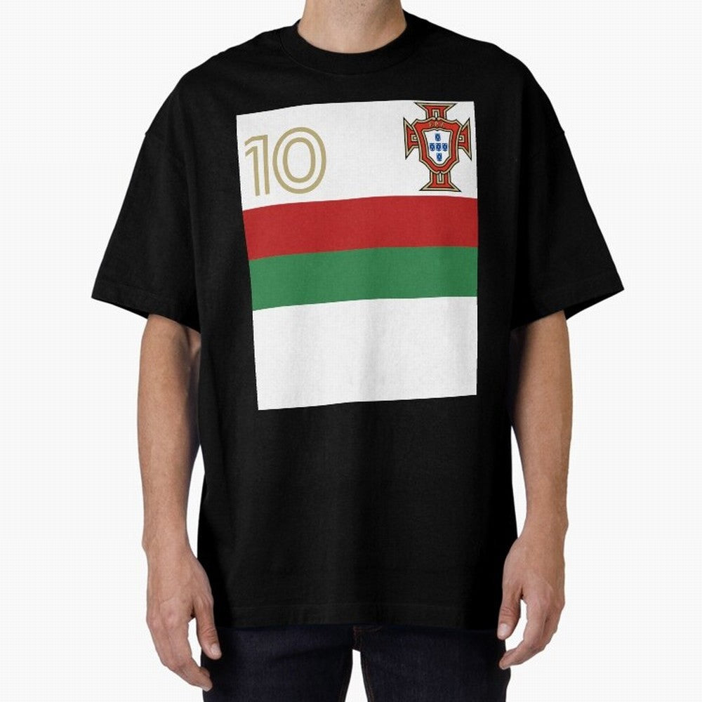 Portugal | 2026 World Cup Fan Apparel Oversized T-Shirt Celebrate Football Dreams Across FIFA World Cup 2026 Built around Cristiano Ronaldo, Haaland and CR7, Brazil Energy, Vintage Soccer Flavor, Modern Football Stars, National Flags and Final
