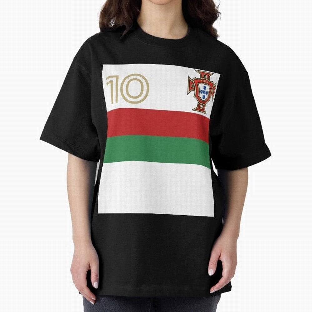 Portugal | 2026 World Cup Fan Apparel Oversized T-Shirt Celebrate Football Dreams Across FIFA World Cup 2026 Built around Cristiano Ronaldo, Haaland and CR7, Brazil Energy, Vintage Soccer Flavor, Modern Football Stars, National Flags and Final