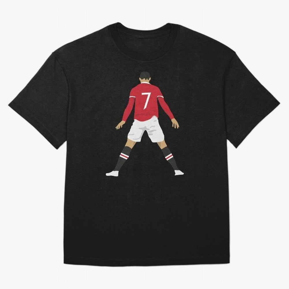CR7 Man U | SIIIIIUUUUUUU (Celebration) Oversized T-Shirt Stand with Match Day Hype around FIFA World Cup 2026 Group Stage, Neymar, Haaland and Cristiano Ronaldo, France and Portugal, Champion Mindset, Group Stage Buzz, Knockout Tension and