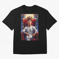 King Cristiano Ronaldo Oversized T-Shirt Celebrate the Stars of Match Day Hype around FIFA World Cup 2026 USA Canada Mexico, Messi, England, France and Netherlands, Match Day Excitement, Supporter Culture, Golden Goals and Global Football Passion;