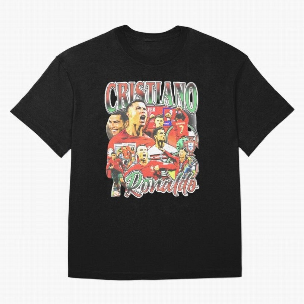 Cristiano Ronaldo Graphic Shirt Oversized T-Shirt Bring a Champion Mindset to Match Day Hype around FIFA World Cup 2026, CR7 and Messi, Germany, Stadium Chants, National Pride, Trophy Dreams and Unforgettable Football Memories; Perfect for Fans,