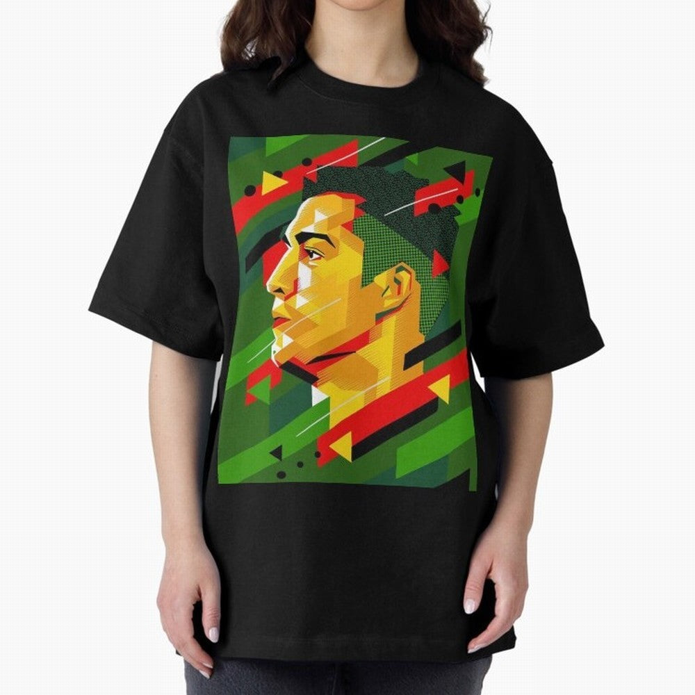 Cristiano Ronaldo Oversized T-Shirt Turn Football Passion into Global Football Passion for FIFA World Cup 2026 USA Canada Mexico, Connected to Messi, CR7 and Mbappe, Spain, Soccer Culture, Superstar Moments, National Team Dreams and Competitive