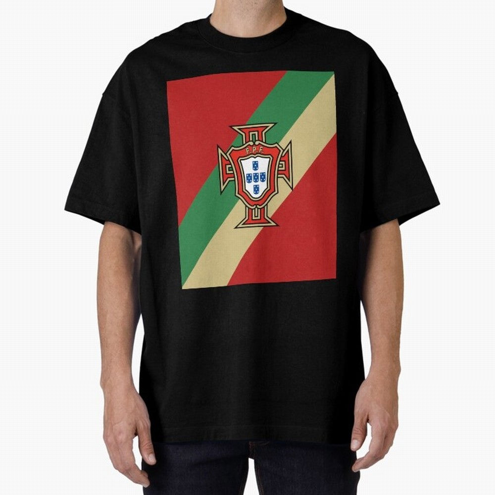 Portugal | 2026 World Cup Fan Apparel Oversized T-Shirt Bring Supporter Culture to FIFA World Cup 2026 Group Stage for Fans of Haaland and Mbappe and England, Bringing Fan Favorite Moments, National Team Passion, Big Match Drama and Soccer History;
