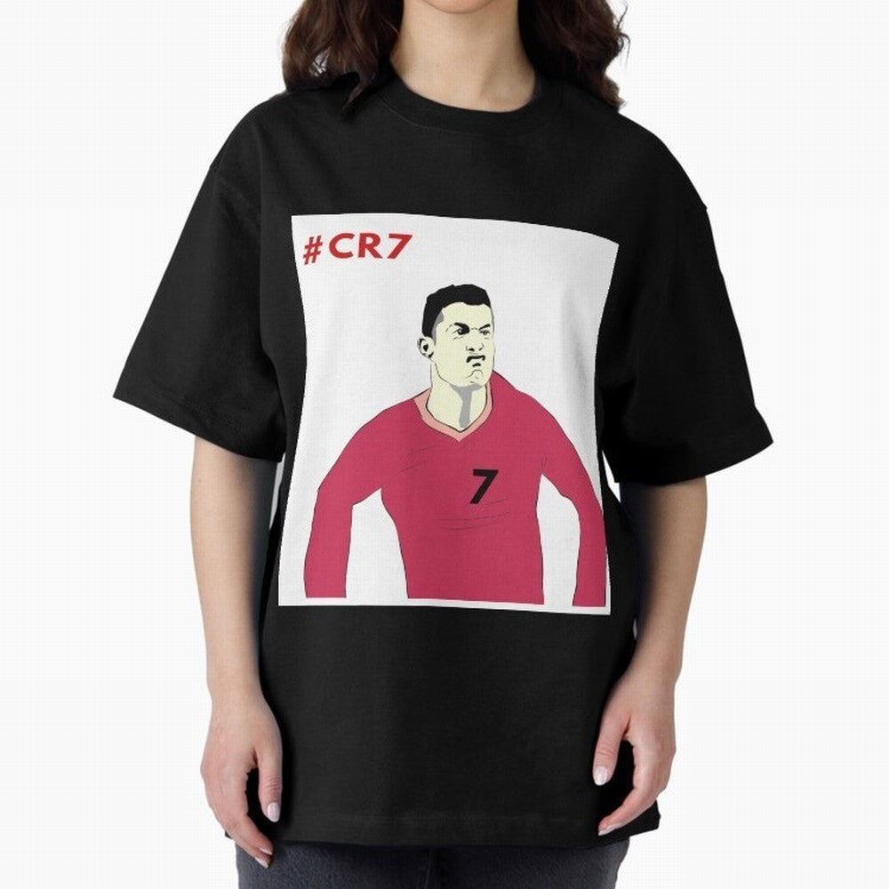 Cristiano ronaldo Oversized T-Shirt Remember Iconic Moments from FIFA World Cup 2026 Filled with Neymar, Brazil Energy, Global Supporter Spirit, Legendary Goals, National Colors and Tournament Celebration; Built for Supporters Chasing Trophy