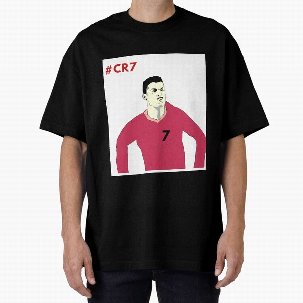Cristiano ronaldo Oversized T-Shirt Remember Iconic Moments from FIFA World Cup 2026 Filled with Neymar, Brazil Energy, Global Supporter Spirit, Legendary Goals, National Colors and Tournament Celebration; Built for Supporters Chasing Trophy