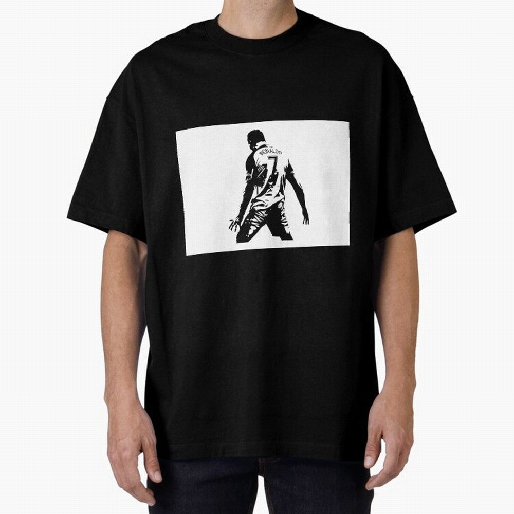 Cristiano Ronaldo Oversized T-Shirt Make Your Look Match Match Day Hype around FIFA World Cup 2026 Group Stage, Haaland and Mbappe, Brazil, Portugal and Argentina, Classic Soccer Heritage, Championship Pressure, Fan Loyalty and International Pride;