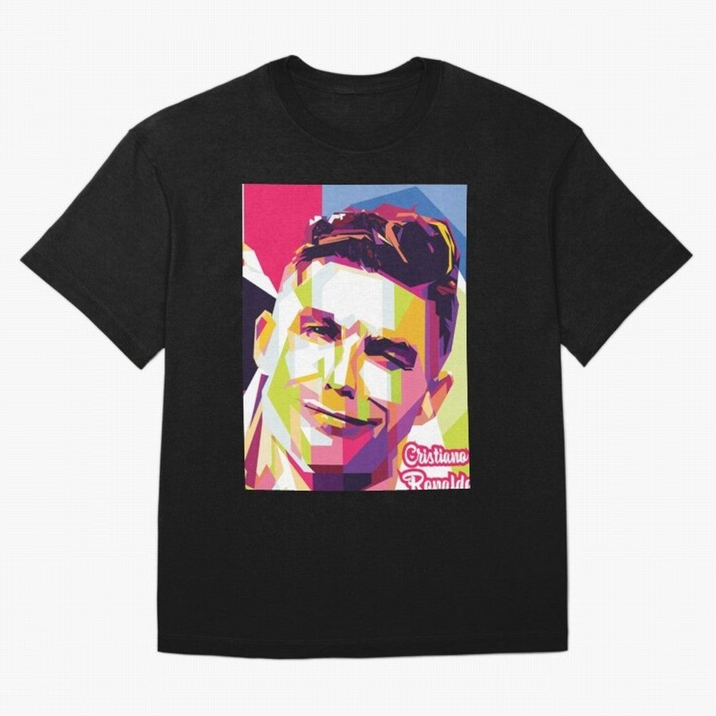 Cristiano Ronaldo Cristiano Ronaldo Oversized T-Shirt Show Championship Spirit for FIFA World Cup 2026 Capturing CR7, Brazil Energy, Championship Spirit, Famous Goals, Roaring Crowds and International Football Unity; Perfect for People Who Love