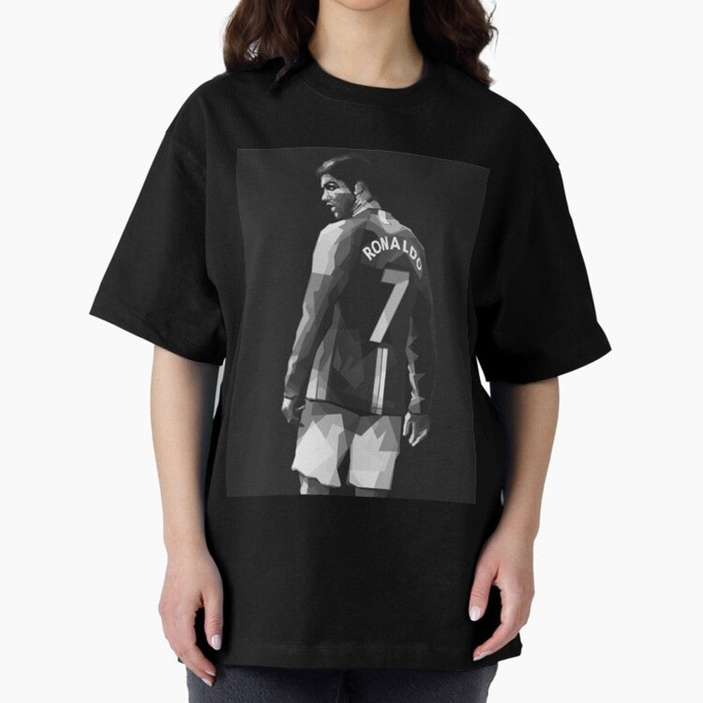 Cristiano Ronaldo Cristiano Ronaldo Oversized T-Shirt Bring a Vintage Feel to FIFA World Cup 2026 Group Stage Spirit, Made for France and Portugal, Cristiano Ronaldo, Stadium Memories, Football Loyalty, International Chants and Championship