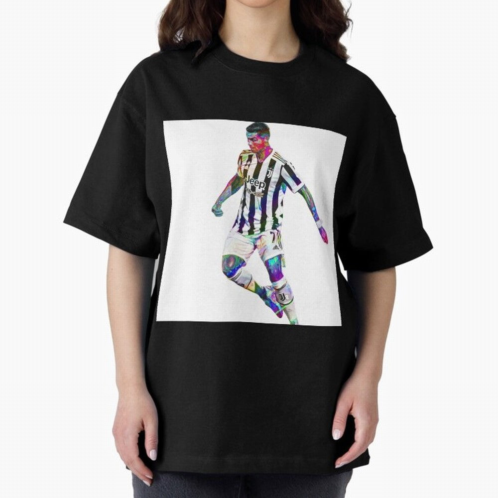 Cristiano Ronaldo art design. Cristiano Ronaldo sketch art Oversized T-Shirt Honor Football Greatness during Match Day Hype around FIFA World Cup 2026, CR7 and Messi, Portugal, Vintage Soccer Flavor, Modern Football Stars, National Flags and Final
