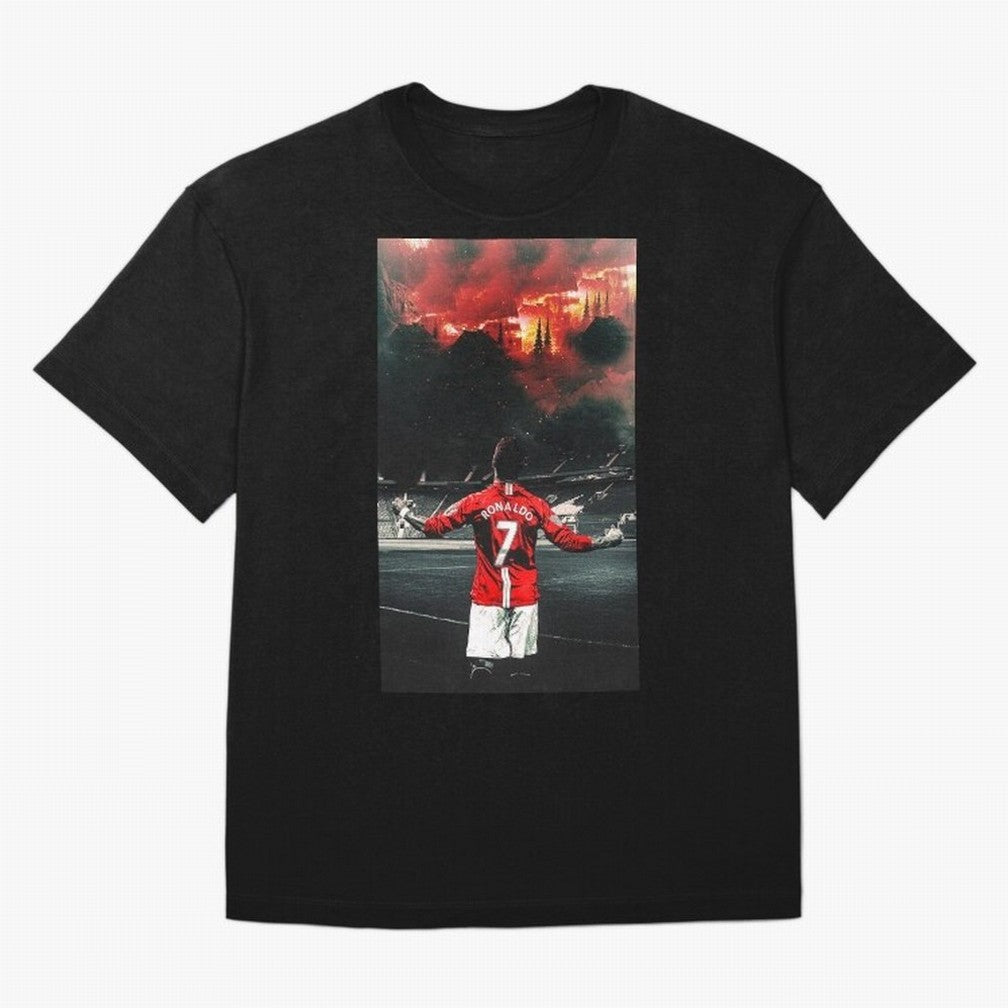cristiano ronaldo manchester Oversized T-Shirt Represent the Passion of FIFA World Cup 2026 Spirit, Capturing Portugal, Spain and Germany, Mbappe, Goal Celebration Energy, Supporter Heritage, Football Icons and Worldwide Tournament Joy; Great for