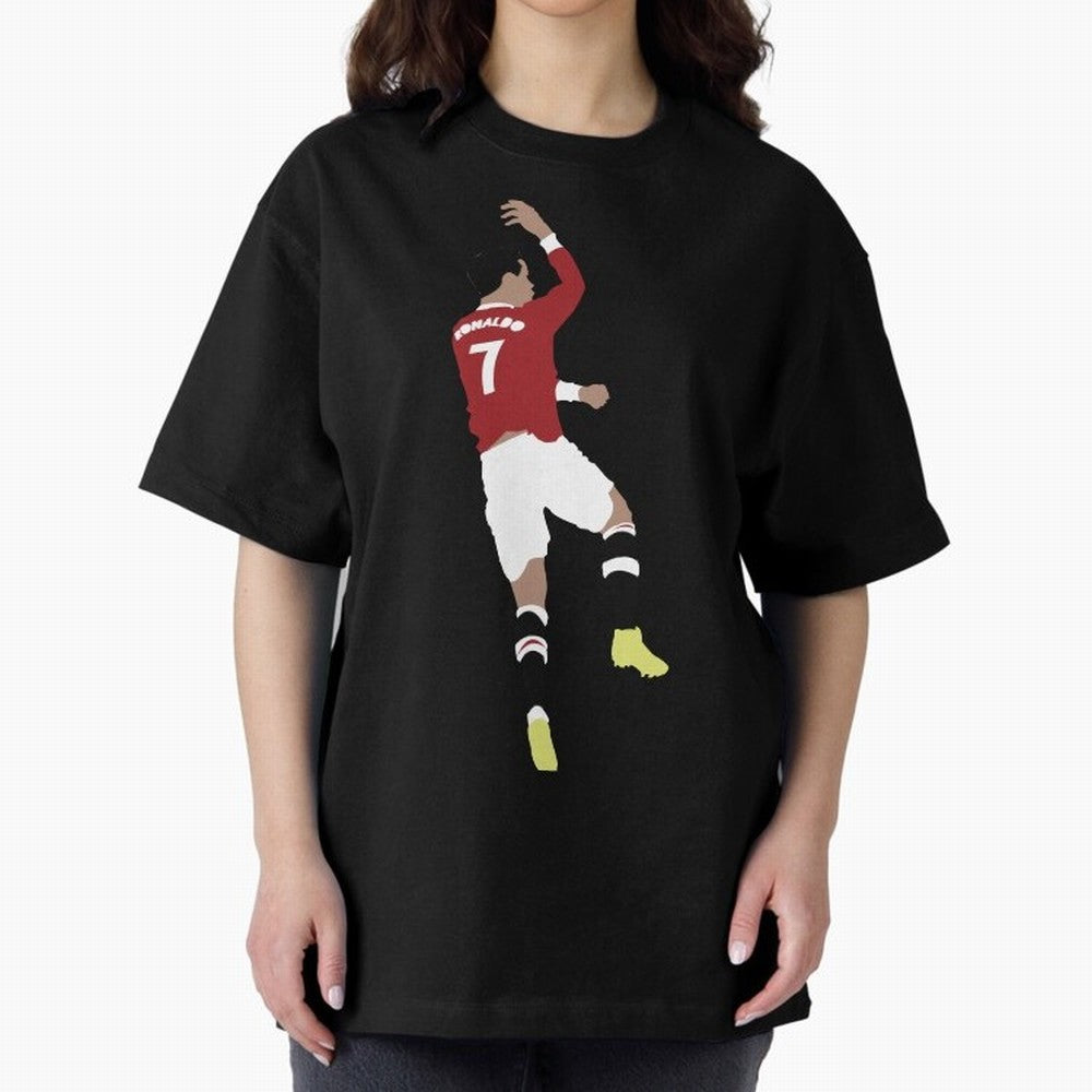 Cristiano Ronaldo Suuii - Design Oversized T-Shirt Wear the Spirit of Global Football Passion for FIFA World Cup 2026 USA Canada Mexico, Celebrating Mbappe and Neymar, Argentina, France and Brazil, Champion Mindset, Group Stage Buzz, Knockout