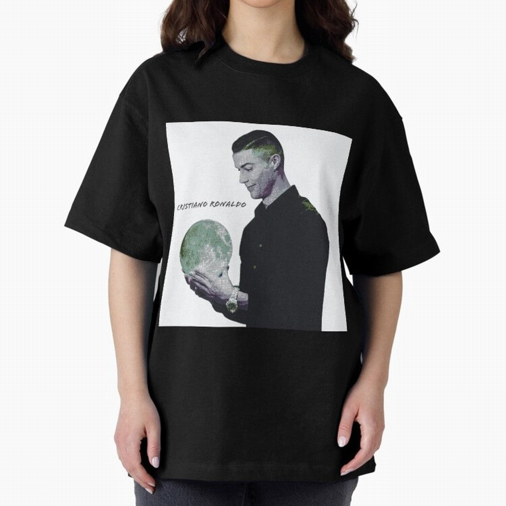 Cristiano Ronaldo art illustration. Cristiano Ronaldo sketch art Oversized T-Shirt Join FIFA World Cup 2026 USA Canada Mexico Spirit, Driven by Germany, Messi, Neymar and Mbappe, Soccer Culture, Superstar Moments, National Team Dreams and