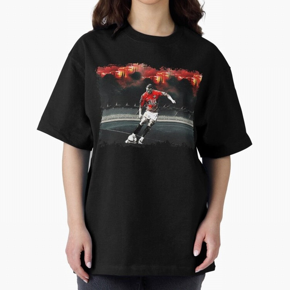 Cristiano Ronaldo 2008 Shoot 8K Oversized T-Shirt Represent Fans Who Live for FIFA World Cup 2026 Centered on Mbappe, Brazil, Portugal and Argentina Energy, Retro Football Energy, Iconic Rivalries, Trophy Chase Drama and Stadium Atmosphere; Ideal