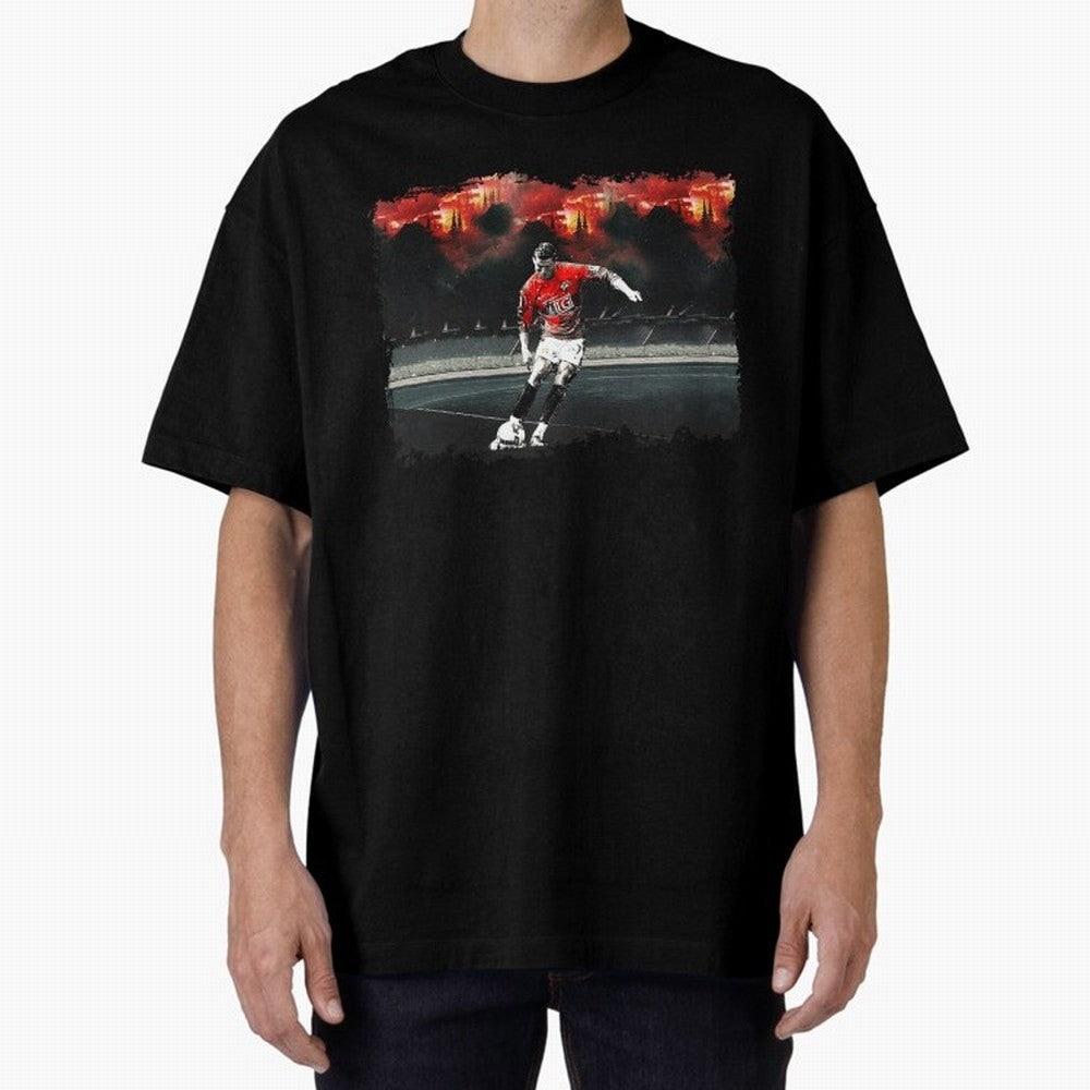 Cristiano Ronaldo 2008 Shoot 8K Oversized T-Shirt Represent Fans Who Live for FIFA World Cup 2026 Centered on Mbappe, Brazil, Portugal and Argentina Energy, Retro Football Energy, Iconic Rivalries, Trophy Chase Drama and Stadium Atmosphere; Ideal