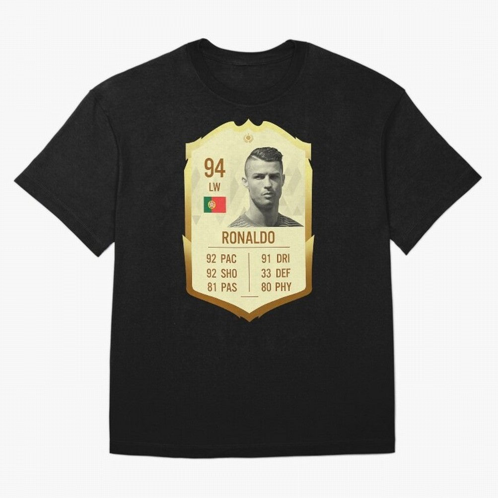 Cristiano Ronaldo Ultimate Card Oversized T-Shirt Cheer for Match Day Hype around FIFA World Cup 2026, CR7, Argentina and Brazil, Supporter Pride, Iconic Celebrations, Legendary Names and Global Match Day Energy; Made for Collectors Who Enjoy