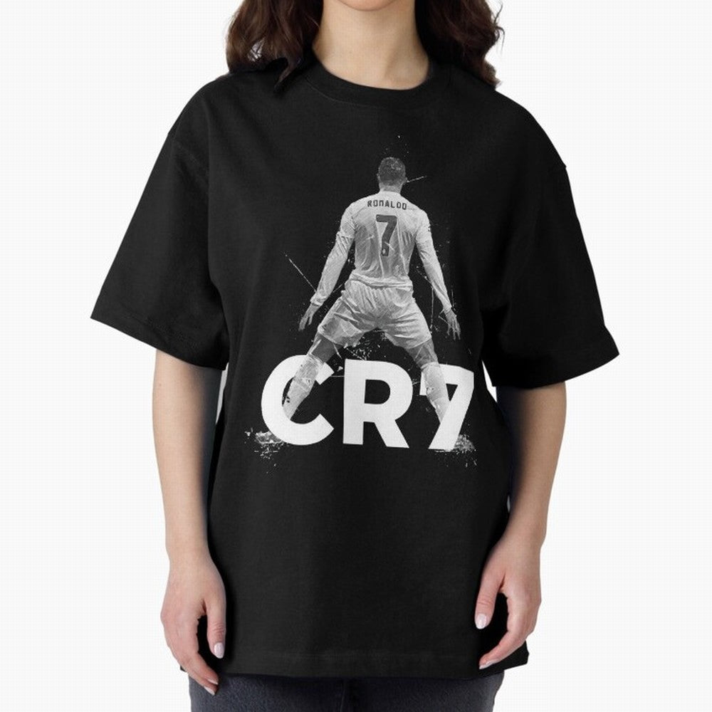 Cristiano Ronaldo Oversized T-Shirt Carry National Pride through FIFA World Cup 2026 with Messi, Neymar and Mbappe, Brazil, Portugal and Argentina Energy, Game Day Rituals, Football Legends, Country Pride and the Road to the Final; Perfect for