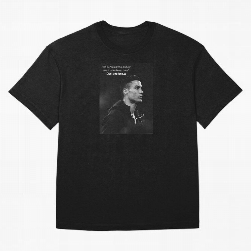 Cristiano Ronaldo motivational quote Oversized T-Shirt Showcase Match Day Hype around FIFA World Cup 2026 USA Canada Mexico, Cristiano Ronaldo, Haaland and CR7, Brazil, Soccer Culture, Superstar Moments, National Team Dreams and Competitive Fire;