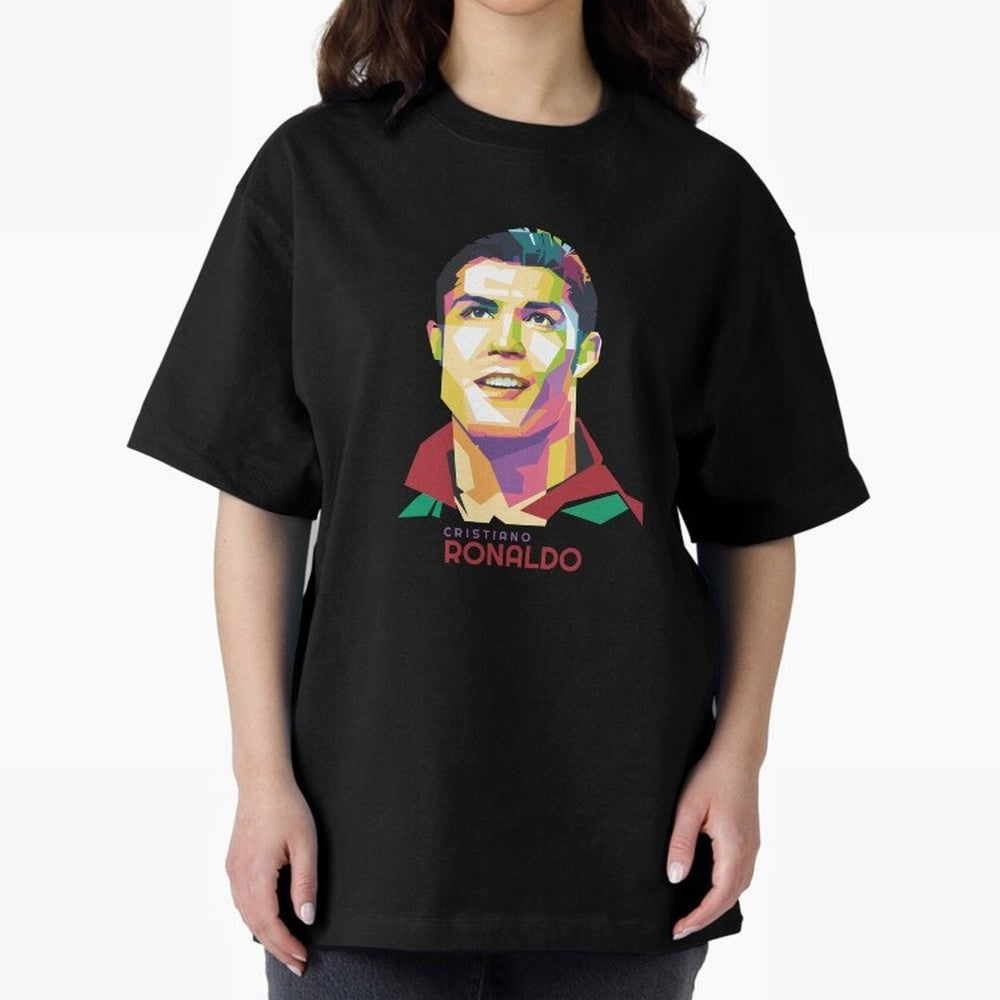 Cristiano Ronaldo Oversized T-Shirt Remember FIFA World Cup 2026 Group Stage for Fans of Cristiano Ronaldo, Haaland and CR7 and Argentina, Bringing Stadium Memories, Football Loyalty, International Chants and Championship Tradition; Perfect for