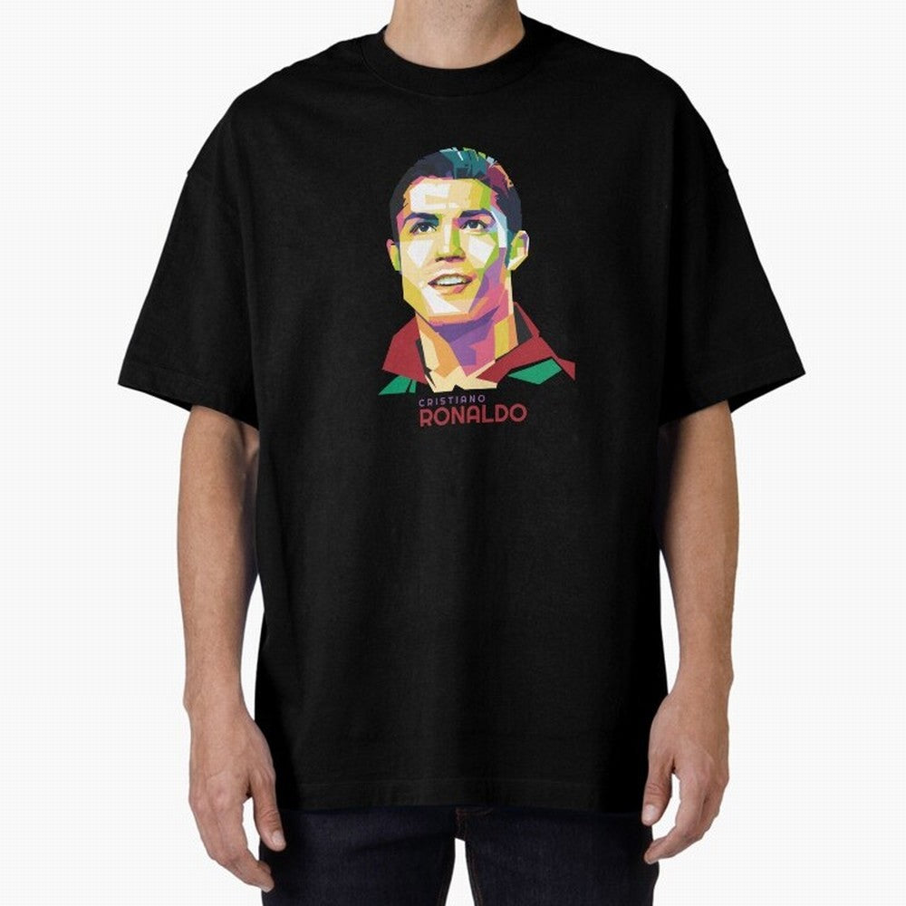 Cristiano Ronaldo Oversized T-Shirt Remember FIFA World Cup 2026 Group Stage for Fans of Cristiano Ronaldo, Haaland and CR7 and Argentina, Bringing Stadium Memories, Football Loyalty, International Chants and Championship Tradition; Perfect for