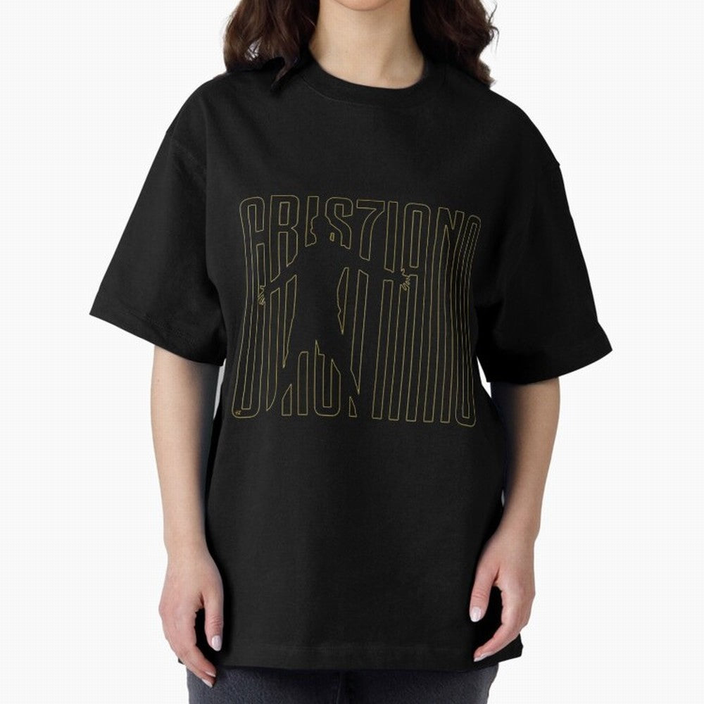 Maglia Cristiano Ronaldo Oversized T-Shirt Bring Champion Energy into FIFA World Cup 2026 Group Stage Spirit, Centered on Netherlands, Mbappe, Classic Soccer Heritage, Championship Pressure, Fan Loyalty and International Pride; Perfect for Fans,