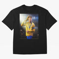 Cristiano Ronaldo Oversized T-Shirt Celebrate the FIFA World Cup 2026 Journey through Cristiano Ronaldo, Haaland and CR7 Highlights, Brazil Pride, Retro Football Energy, Iconic Rivalries, Trophy Chase Drama and Stadium Atmosphere; Ideal for